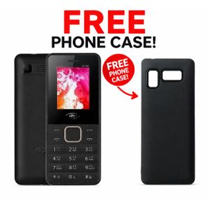 Itel IT2160 - 1.77" Dual SIM Feature Phone - 1000mAh Battery - Wireless FM + FREE Protective Case