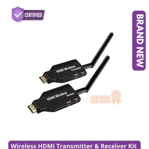 Wireless HDMI Transmitter and Receiver Kit for TV, Projector, Laptop and Display