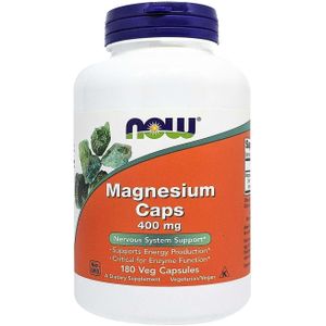 Now Magnesium 400 Mg, 180 Veg Capsules