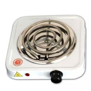 Quality Electric Hotplate With Coils-White