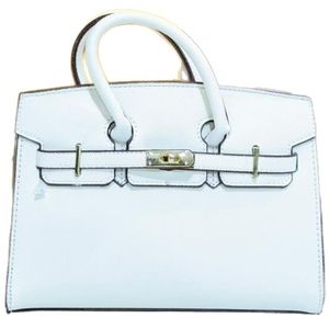 Her Birkin bags Structured Turn-Lock Satchel Handbag – Classic Top-Handle Bag, Multiple Colors