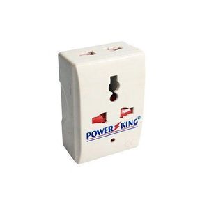 Power King Universal Multi-Plug Adaptor - White