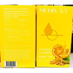 Medic 5.5 Vitamin C+ Turmeric Brighten + Firm Body Treatment Soap