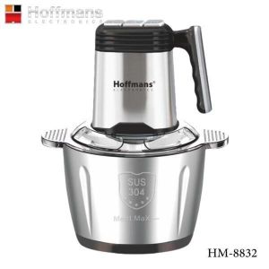 Hoffmans 3.5L Stainless Steel Meat Grinder Chopper Multi-Function Food Processor- Silver