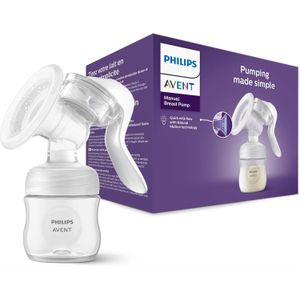 Philips Sonicare Avent Essential Manual Breast Pump By Fratelli SCF430/01, Easy Pumping, with Natural Motion Technology, BPA-Free, Soft expression Cussion, Compitable universally with all Avent feeding Bottles - White