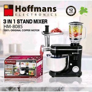 Hoffmans 3 In 1 Electric Stand Mixer 8L / 8 LITERS Blender,  Meat Grinder Black