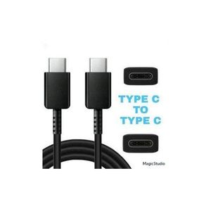 Original Type-C Male To USB-C / Type-C Male Charging Cable - Black,white