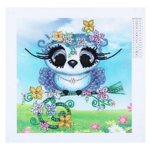 5D DIY Diamond Painting Special Shape Diamond Cute Animals Diamond Painting Kits for Kids Beginner