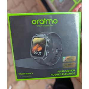 Oraimo Watch Nova smartwatch featuring wireless HD calling, a 2.01-inch screen