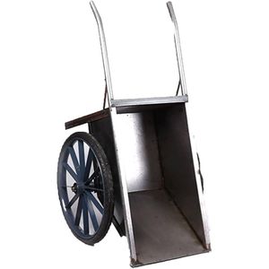 Inclined Bucket Two-Wheeled Trolley Construction Site Cement Mortar Tipping Bucket Trolley Ash Bucket Truck Truck Red gray