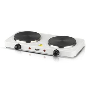 RAF  Portable Double Electric Hot Plate Countertop Burner