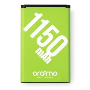 Oraimo  Bl-5c Mobile Battery 1150mah for small Button Phone 