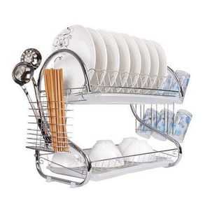 Dish rack 2 layers stainless