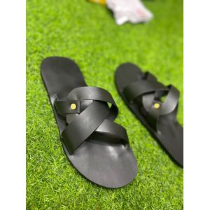 Handmade Genuine Leather African Craft Sandals - Men’s & Women’s Open Shoes Durable, Stylish & Comfortable