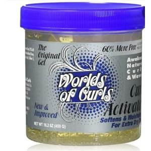 World of Curls Curl Activator Original Gel For soften  &moisturizes for Extra dry Hair 