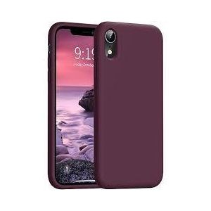 Iphone XR Silicone Case - Maroon
