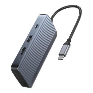 Anker  USB-C Hub 7-in-1 Dual Display Adapter - A8374AA1 - multicolor