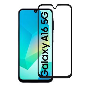 Samsung Galaxy A16 Full Glue Edge to Edge Glass Guard for Galaxy A16 Tempered Glass (Pack of 1) Protector Film