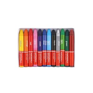 A Dozen Of Jumbo Wax Crayons  - Multicolor 