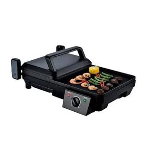 Sayonapps 3-In-1 Grill, Griddle & Panini Maker SBBQ-4320- Black