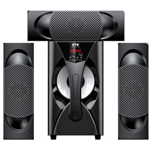 CTC 3.1 Channel Home Audio System / Sub Woofer With Remote CT-6022 - Black