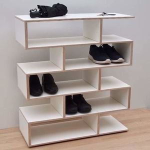 Wooden Shoe Rack - White (Doesnot contain shoes)