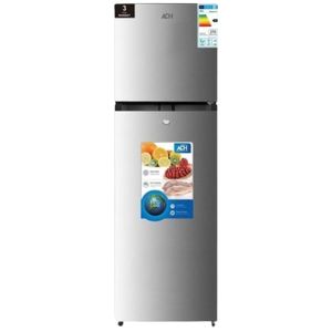 ADH 220 Liters Double Door Top Freezer Defrost Fridge ? Silver (3YRS WRNTY)