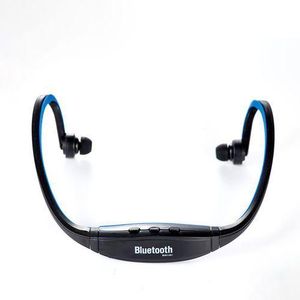 Original Blue Wireless Bluetooth Card FM Headphones