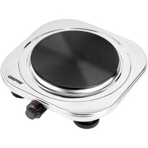 Geepas  Stainless Steel Single Hot Plate, Indicator Light, GHP32023 1500W, Adjustable Temperature Control, Overheat Protection-Multi