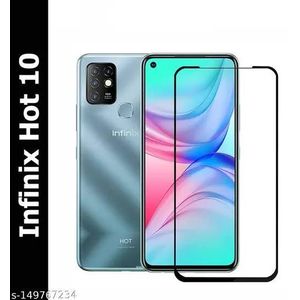 Infinix Hot 10 (2 Pieces)Tempered Glass Screen Protectors for infnix Hot 10 Clear HD Protection Film Screen Guard