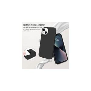 iPhone 13 Mini Slim Liquid Silicone Case – Black