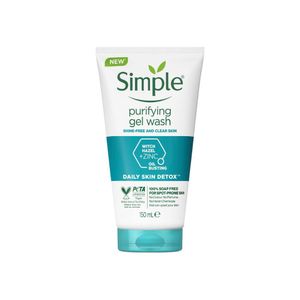 Simple Daily Skin Detox Purifying Gel Wash with Witch Hazel & Zinc – 150ml