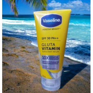 Vaseline Healthy Bright SPF30PA++ Gluta Vitamin Sunscreen Serum-180ml