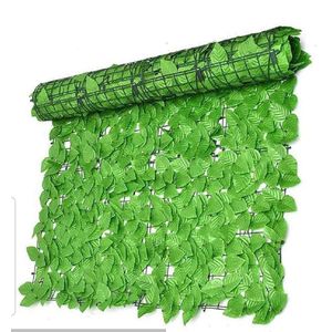 1PC 3x1M Artificial Green Dill Leaf Fence – Privacy Screen for Balcony, Courtyard & Garden Décor