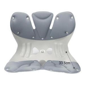 Portable ergonomic posture correcting seat cushion designed for lumber and back support 
