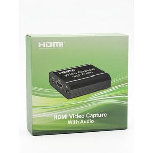 Pc HDMI Video Capture Card with Audio, designed for recording and streaming high-definition content from sources like gaming consoles or cameras to a computer. with loop out