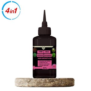 Mekis Chebe,Amla,Rosemary & Peppermint Oils  Hair Oil - 4 in 1,Hair Growth Miracle, Combat Hair Loss, Dandruff Defiance ,Intense Hydration, Split End Savior