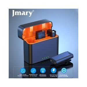 Jmary MW16 3in1 Plug Play Lapel Lavalier Mic 2.4G Wireless Microphone for Mobile Camera for Video Recording, Interview, Vlogging