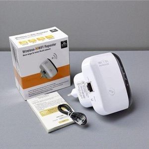 300Mbps Wireless N WiFi Range Extender with Built In Antennas for Stronger Stable Internet Connection Everywhere