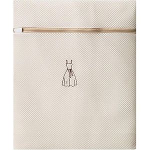 1 Piece Of Honeycomb Mesh Laundry Bag, Sandwich Embroidered Net Washing Machine Bags, Suitable For Delicate T-shirts, Socks, Pants, Underwear, Bras, Dresses, Coats And Baby Clothes, Reusable  Zipper Laundry Wash Bag for Delicates