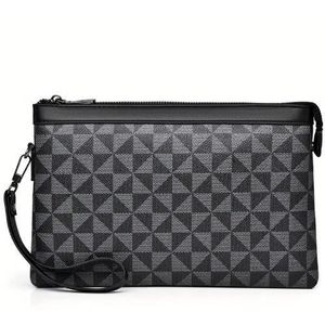 BLACK  Large Capacity iPad Bags for Men, Zippered Tablet Bag, Lightweight for Everyday Use