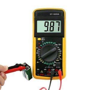 AC/DC Voltmeter Ammeter Voltage Multi Tester Digital Multimeter - Black/Yellow,Orange...