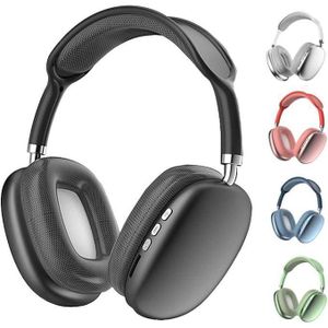 Full Bass P9 Stylish Headphones Hifi Sound BT Earphones, Black