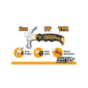 INGCO Mini Claw Hammer 8oz