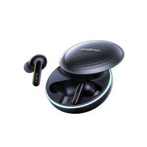 OTW 630 SpaceBuds Hybrid ANC TWS True Wireless Earbuds Customized Voice Prompt- Black