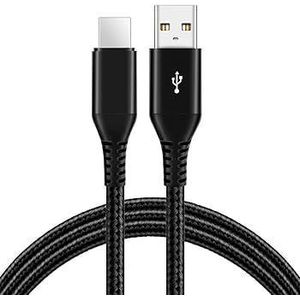 USB C Cable 2m, Extra Long USB Type C Fast Charging Cable Durable Nylon Braided USB A to USB C Cable 2 Meters 