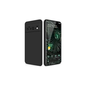 Google  Pixel 6 Pro Signature Series: Ultra-Slim Liquid Silicone Protective Shell – Obsidian Black