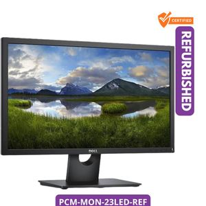 Universal 23-Inch LED Monitor Full HD Display VGA/HDMI/DisplayPort for Desktop Computers - Refurbished