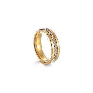 ring  Classic Engagement Wedding Ring. Lab Diamond Gold Engagement Promise Ring.