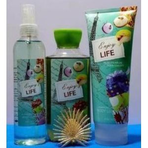 Dear Body 3 in 1 Enjoy Life For Women Shower Gel,Splash & Body Cream 